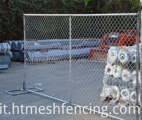Edilizia galvanizzata all'ingrosso 2100*2400 mm Fence a catena temporanea